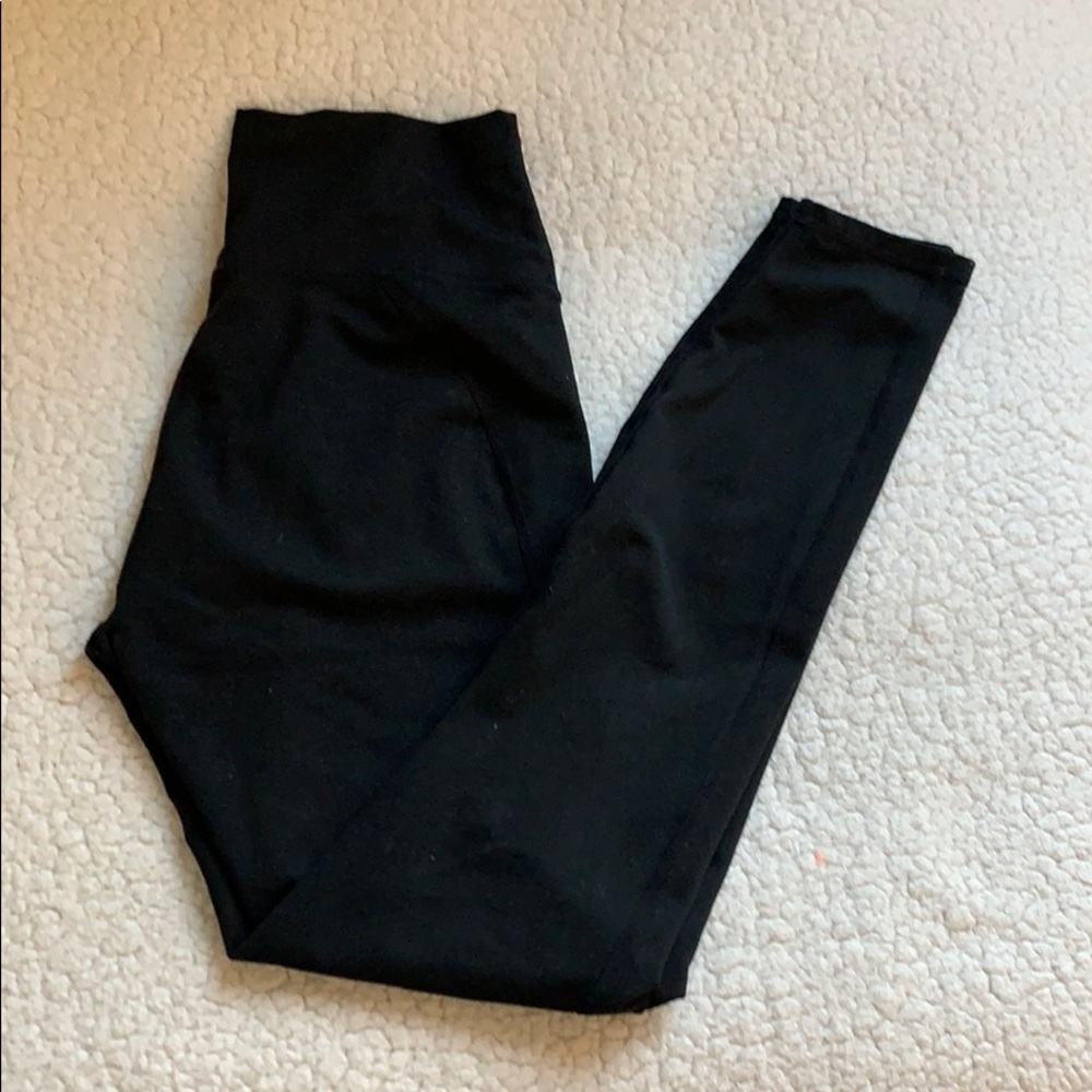 Black Fabletics High waisted Leggings size Medium